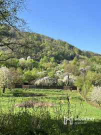 Na predaj krásny, slnečný, stavebný pozemok so stavebným povolením priamo pri lese s potokom v obci Ladce - Horné Ladce.