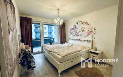 Predaj útulného zariadeného 3-izb. bytu s veľkou terasou