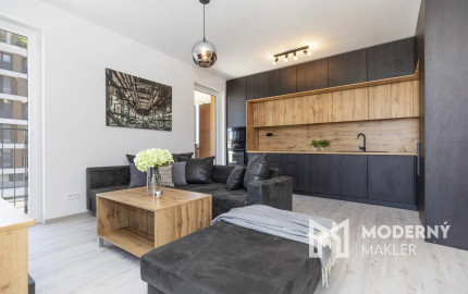 Na prenájom nadštandardne zariadený 2-izbový byt v novostavbe Slnečnice