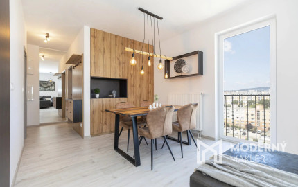 Na prenájom nadštandardne zariadený 2-izbový byt v novostavbe Slnečnice