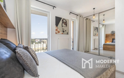 Na prenájom nadštandardne zariadený 2-izbový byt v novostavbe Slnečnice