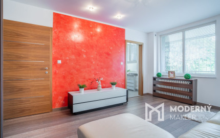 Na prenájom zrekonštruovaný 1-izbový byt s veľkorysou loggiou v tichej časti Dúbravky