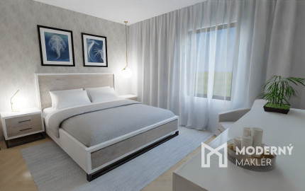 Na predaj priestranný 4-izbový bungalov s terasou v Hrnčiarovciach nad Parnou