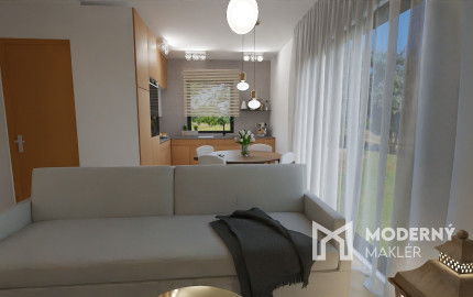 Na predaj jedinečný 4-izbový rodinný dom s terasou v Hrnčiarovciach nad Parnou