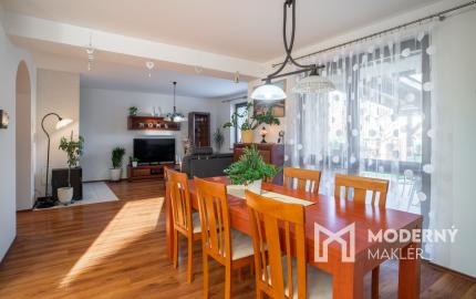 REZERVOVANÉ - Na predaj klimatizovaný 4-izbový rodinný dom s garážou a možnosťou prerobenia na 5-izbový v Senci