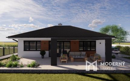 REZERVOVANÉ - Na predaj novostavba 4-izbového bungalovu v projekte Čerešňová alej v obci Jelka