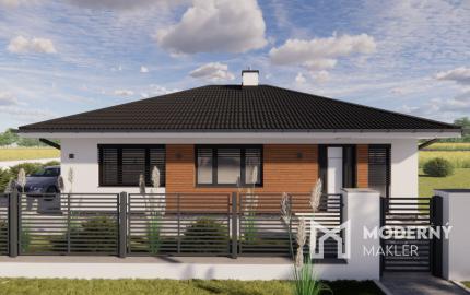 REZERVOVANÉ - Na predaj novostavba 4-izbového bungalovu v projekte Čerešňová alej v obci Jelka