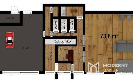 Na predaj 3-podlažná polyfunkcia na Zavarskej ulici v Trnave