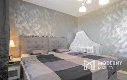 Na predaj dizajnový 3-izbový byt po kompletnej rekonštrukcii v Rači