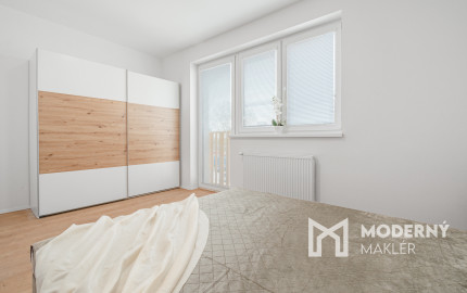 REZERVOVANÉ: Na prenájom 2-izbový byt s balkónom a garážovým státím v projekte MIKO, Trnava