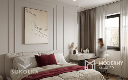 SOKOLKA Na predaj unikátny 3-izbový byt č. 1.02.A vo Zvolene