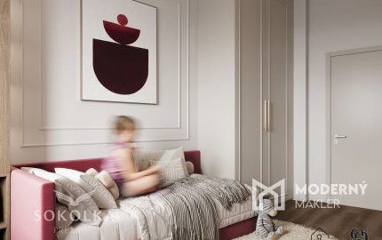 SOKOLKA Na predaj unikátny 3-izbový byt č. 1.02.A vo Zvolene