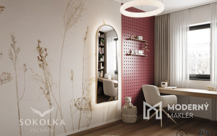 SOKOLKA Na predaj unikátny 3-izbový byt č. 1.02.A vo Zvolene