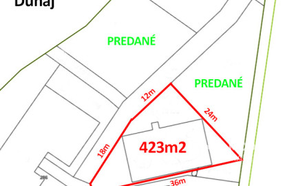 Na predaj jedinečný rekreačný pozemok v povodí Malého Dunaja