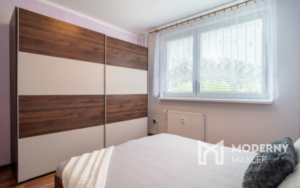 REZERVOVANÉ: Na predaj pekný 3-izbový byt s loggiou v Dúbravke