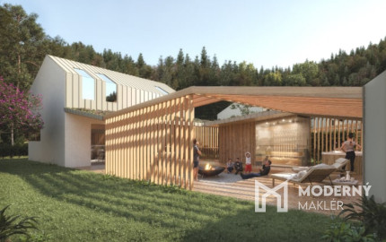 Na predaj pozemok s projektom výstavby chát v Modrovej