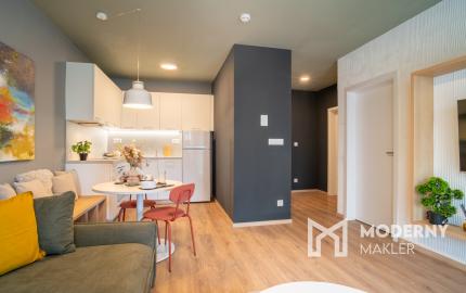 REZERVOVANÉ: Na predaj dizajnový 2-izbový byt v projekte NUPPU