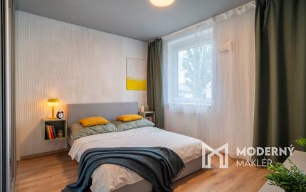 REZERVOVANÉ: Na predaj dizajnový 2-izbový byt v projekte NUPPU