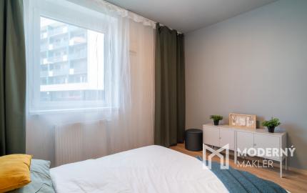 REZERVOVANÉ: Na predaj dizajnový 2-izbový byt v projekte NUPPU