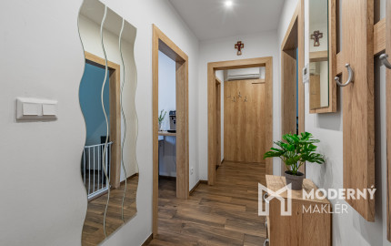 Na predaj kompletne zariadený 3,5-izbový byt v Dolnej Strede