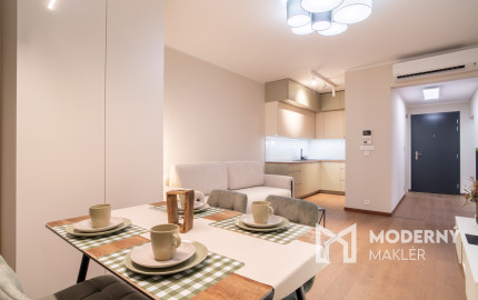 Na prenájom 2-izbový byt so šatníkom v Eurovea Tower – Bratislava