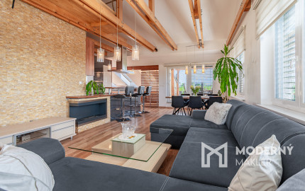 Na prenájom kompletne zariadený 4-izbový podkrovný byt v Ivanke pri Dunaji