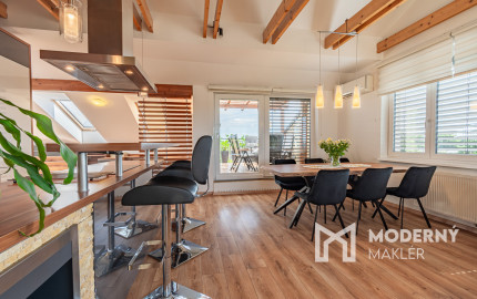 Na prenájom kompletne zariadený 4-izbový podkrovný byt v Ivanke pri Dunaji