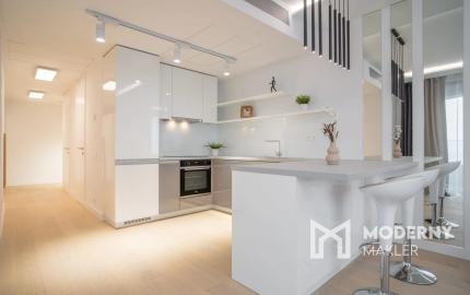 Na prenájom štýlový 3-izbový byt v SKYPARK RESIDENCE s panoramatickým výhľadom