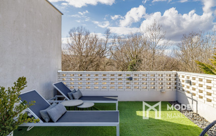 Na prenájom dizajnový 3-izbový byt so 45m2 terasou v Stupave