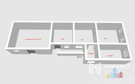 REZERVOVANÉ..Na predaj rodinný 2-izbový domček v pôvodnom stave – Zlatníky, okr. Bánovce nad Bebravou, pozemok 1200 m², tichá ulica, krásne prostredie