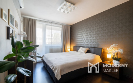 REZERVOVANÉ: Na predaj štýlový 3-izbový byt v lokalite Bratislava–Trnávka