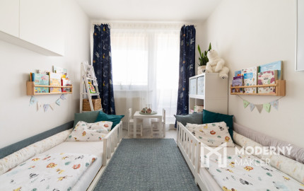 REZERVOVANÉ: Na predaj štýlový 3-izbový byt v lokalite Bratislava–Trnávka