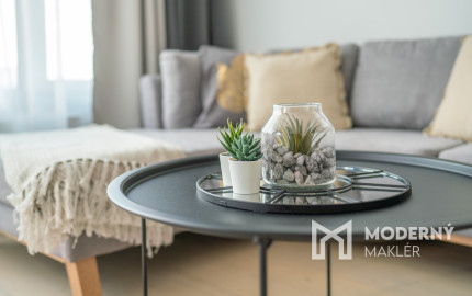 Na prenájom exkluzívny 2-izbový byt so šatníkom a panoramatickým výhľadom v projekte SKYPARK, Továrenská ulica