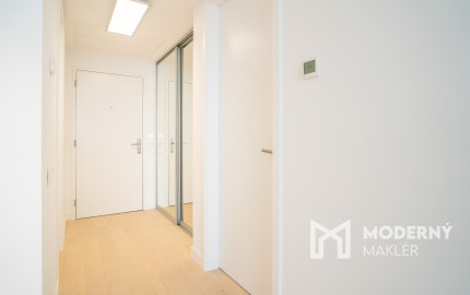 Na prenájom exkluzívny 2-izbový byt so šatníkom a panoramatickým výhľadom v projekte SKYPARK, Továrenská ulica