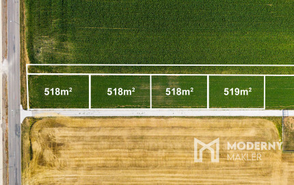 Na predaj pozemky určené na výstavbu rodinných domov v obci Sokolovce