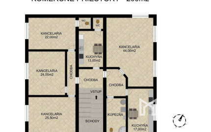 Na prenájom komerčný priestor s možnosťou využitia ako kancelárie alebo dielne v Šamoríne