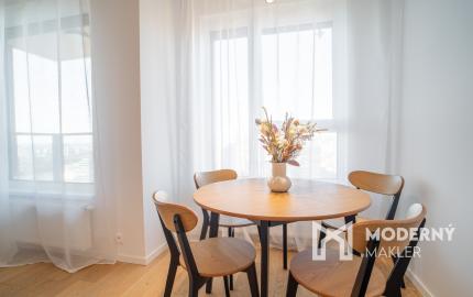 Na prenájom exkluzívny 2-izbový byt s výhľadom na Bratislavu v novej Klingerke