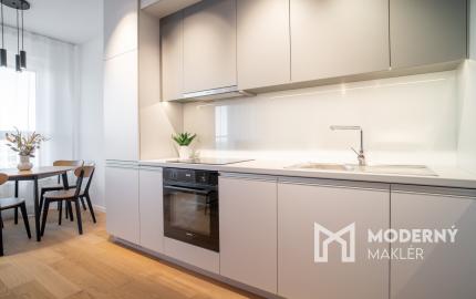 Na prenájom exkluzívny 2-izbový byt s výhľadom na Bratislavu v novej Klingerke