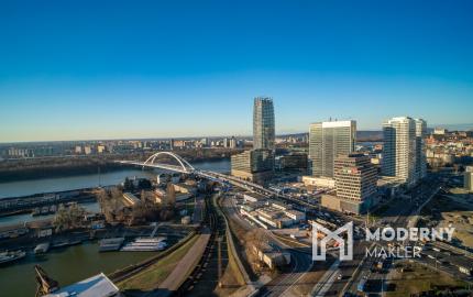 Na prenájom exkluzívny 2-izbový byt s výhľadom na Bratislavu v novej Klingerke