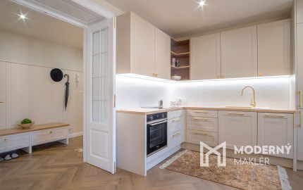 Na predaj jedinečný 3-izbový byt po štýlovej rekonštrukcii vo Svite