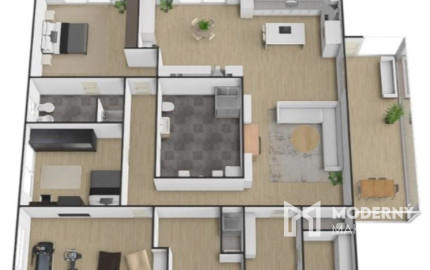 Na prenájom luxusný rodinný dom v Panoráme Veľký Slavkov pre náročnú klientelu