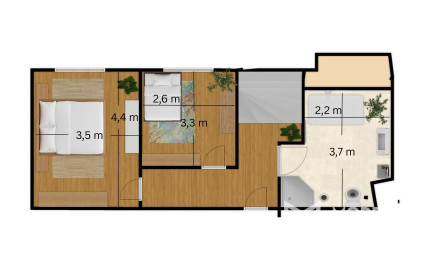 Na predaj štýlový 3-izbový mezonet v historickom centre Trnavy