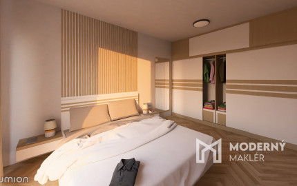 Na predaj skolaudovaný výnimočný 4-izbový byt s vlastnou záhradou vo Veľkom Orvišti