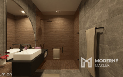 Na predaj skolaudovaný výnimočný 4-izbový byt s vlastnou záhradou vo Veľkom Orvišti