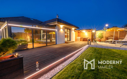Na predaj novostavba 4-izbového luxusného rodinného domu v obci Dulova Ves – Vlčie doly