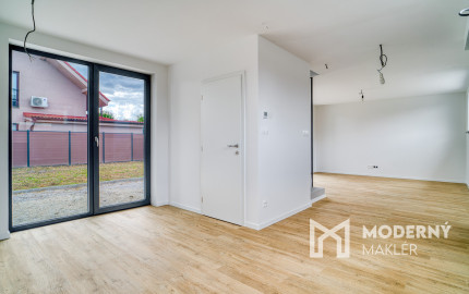 Na predaj nízkoenergetický 3-izbový rodinný dom pri jazere Nové Košariská