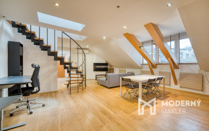 Na predaj netradičný loftový mezonet v srdci Starého Mesta