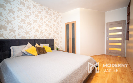 Na prenájom 3-izbový byt s garážou v Nitre - Čermáň