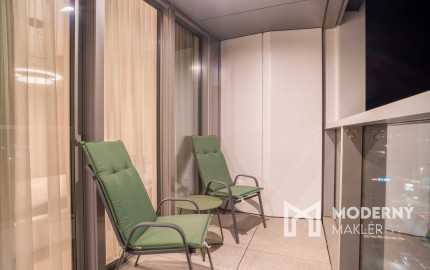 Na prenájom 2-izbový byt so šatníkom v Eurovea Tower – Bratislava