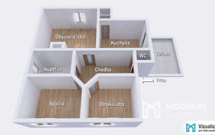 Na predaj rodinný dom v Soblahove na ulici Palmovská